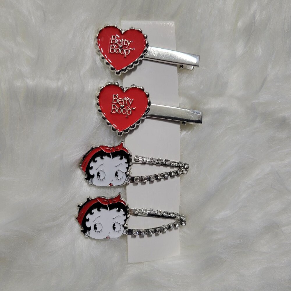 Betty Boop Hair Clip Set